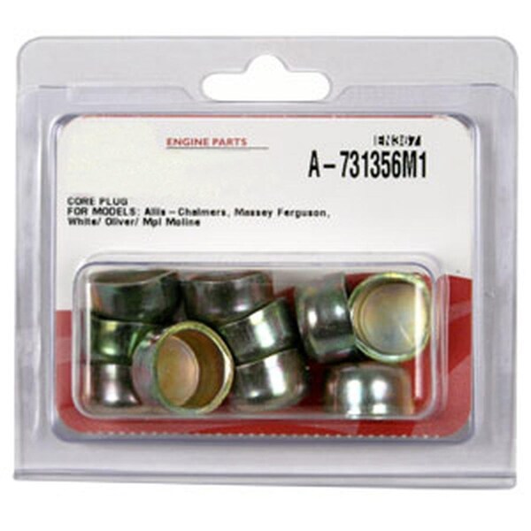 Cylinder Block Freeze Plugs (Pack of 10) Fits Allis Chalmers Fits Massey Ferguso
